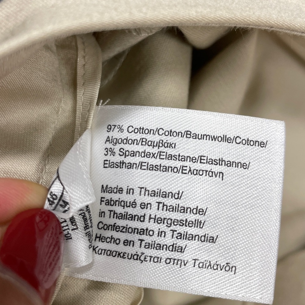 Elegant Cream Women's Pants - Picture 4 of 5